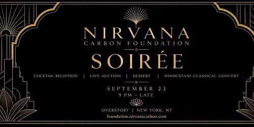 Nirvana Carbon Foundation UNGA Climate Week Soir\u00e9e