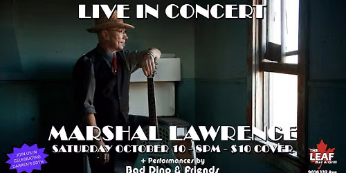 Marshal Lawrence + Performance by Bad Dino & Friends