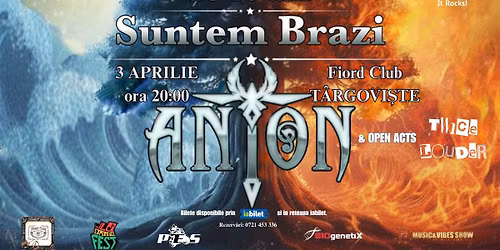 T\u00e2rgovi\u0219te: Concert ANTON - de 10 ani Suntem Brazi