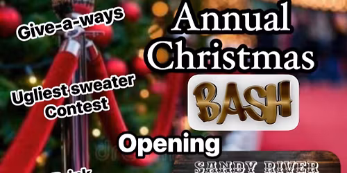 Tabz Annual Christmas BASH .. Cydetrax along with Special Guest Sandy River Band