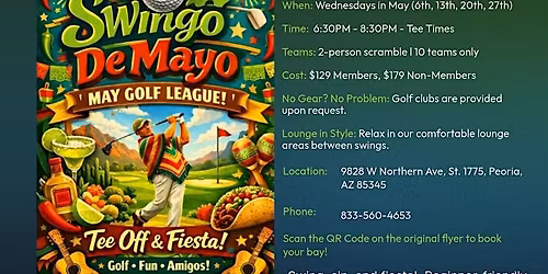 Swingo De Mayo- 4-week 2-Person scramble Golf League