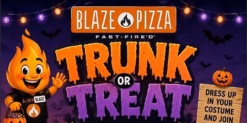 Trunk or Treat at Blaze Pizza 