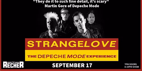 Strangelove - The DEPECHE MODE Experience at The Recher!