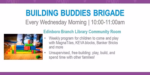 Building Buddies Brigade @Edinboro