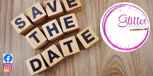 Save The Date Wood Painting Event - Tinley Bowl & Backyard 