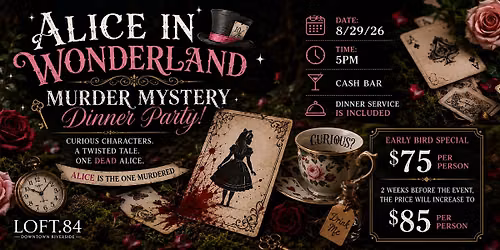 Alice in Wonderland M**der Mystery Dinner