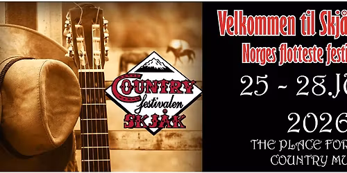 Countryfestivalen Skj\u00e5k 2026 - Norges flotteste Countryfestival - Der Countrymusikk h\u00f8res og f\u00f8les