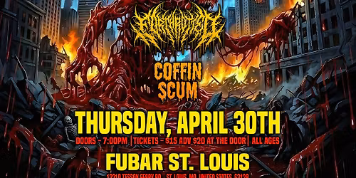The Convalescence w\/Forthrotted & Coffinscum at Fubar 4\/30