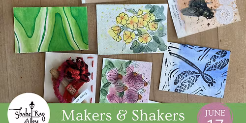 Makers & Shakers Art Party: Artist Trading Cards