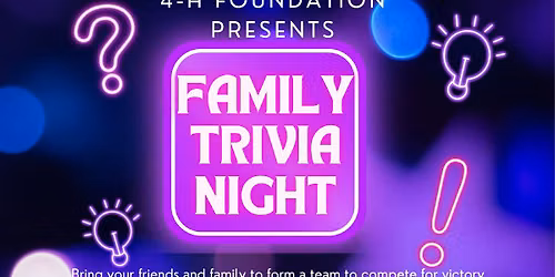 2nd Annual Family Trivia Night at the 2026 Wapello County Expo