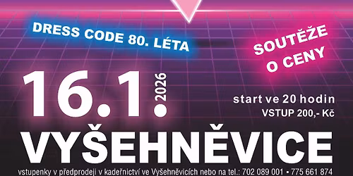 Retro p\u00e1rty ve stylu osmdes\u00e1tek