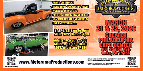 Mid Atlantic Indoor Nationals - Car Truck and Bike Show