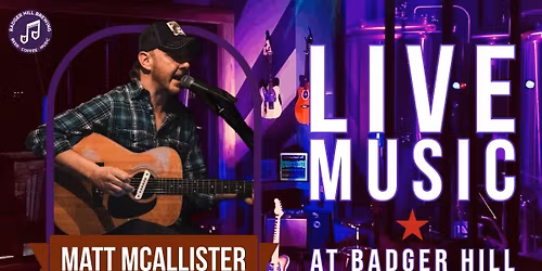 Live Music Performance by Matt McAllister