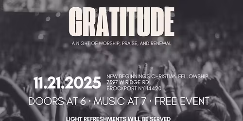 Gratitude - A Night of Worship & Praise