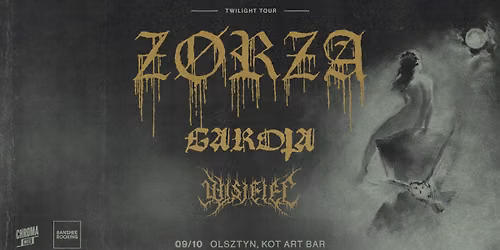 Z\u00d8RZA \u2022 GAROTA \u2022 WISIELEC | 09.10.2026 | Olsztyn - Kot Art Bar