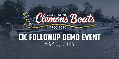 Post CIC demo event @ Clemons Marina