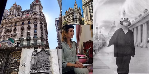 DE BENCICH A BENCICH , TOMANDO EL TE CON ALFONSINA