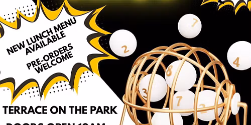 MONDAY BINGO ON THE TERRACE ON THE PARK!
