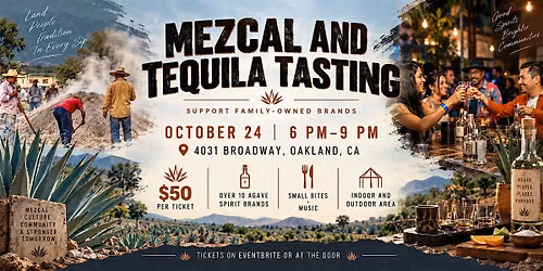Mezcal and Tequila Tasting