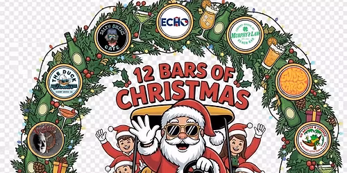 12 Bars of Christmas golf cart crawl