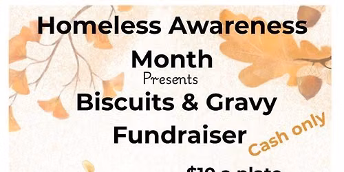 Homeless Awareness Month Brunch Fundraiser