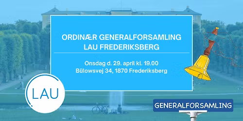 GENERALFORSAMLING I LAU FREDERIKSBERG