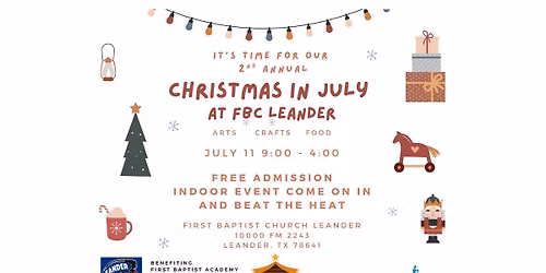 Christmas in July at FBC Leander