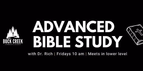 Bible Study | Fridays 10 AM