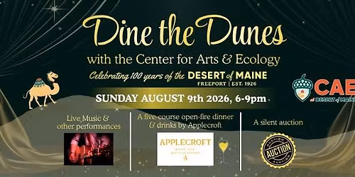 Dine the Dunes - with The Center for Arts & Ecology