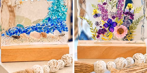 Light It Up! Resin Art LED Lamp