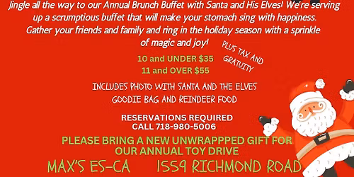 Brunch with Santa and his Elves