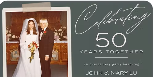 John & Mary Lu's 50th Anniversary