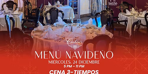 \ud83c\udf85 Men\u00fa Navide\u00f1o \ud83c\udf81 Restaurante Chabert's 