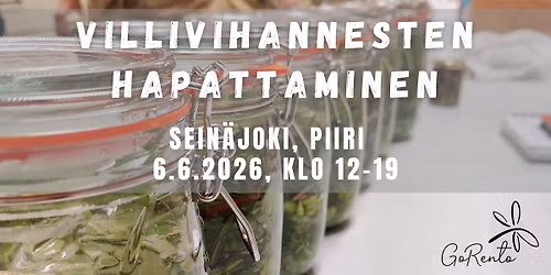 Villivihannesten hapattaminen