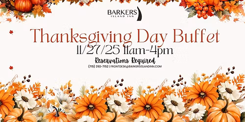 Barkers Island Inn Thanksgiving Day Buffet