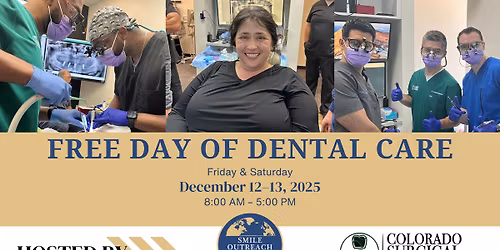 Free Dental Care Weekend for Anyone in NoCo \u2014 December 12\u201313