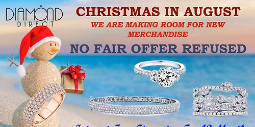 Christmas in August annual clearance sales event