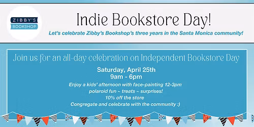 INDIE BOOKSTORE DAY!