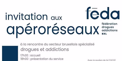 Ap\u00e9ror\u00e9seau \u00e0 la rencontre du r\u00e9seau addictions du CHU Brugmann