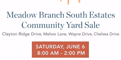 Community Yard Sale