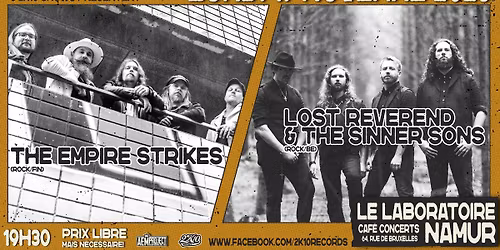 The Empire Strikes + Lost Reverend & The Sinner Sons