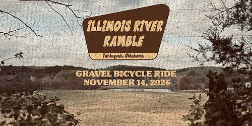Illinois River Ramble 2026 - Gravel Bicycle Ride