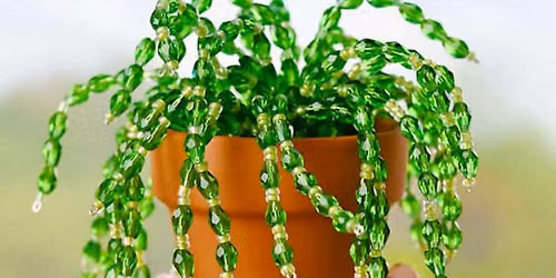 Make and MIngle: Beaded Houseplants