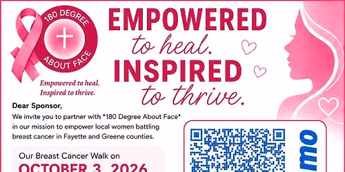 180 Degree About Face Breast easr Cancer Awareness Walk