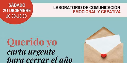 Taller: Querido yo. Carta urgente para cerrar el a\u00f1o