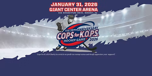 20th Anniversary COPS for K.O.P.S Hockey Game
