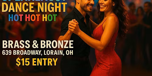 Salsa Speakeasy Dance Night \u2013 Lorain!  Friday, November 14 \u2022 8 PM