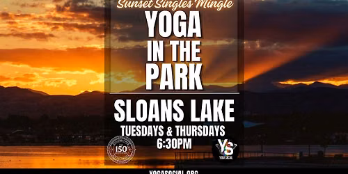 Singles Mingle Sunset Yoga at Sloan's Lake