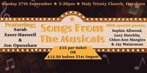 Songs from the Musicals - Classic and Modern