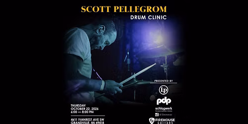Scott Pellegrom Drum Clinic at Firehouse Guitars!
